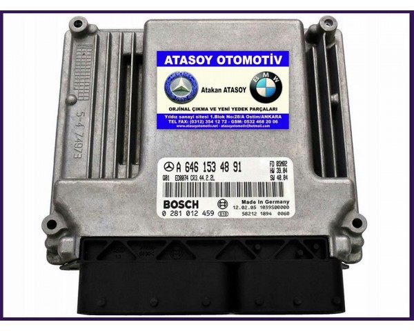 MERCEDES W211 E220CDI MOTOR BEYNİ 6461534891 6461537879 0281012459 0281011702 A6461534891 A6461537879